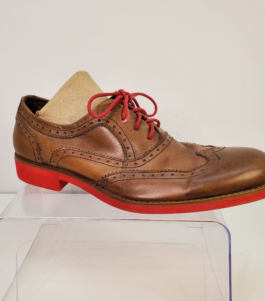 Very NICE! 1883 WOLVERINE Leather Wingtip Oxford Dress Lace Up Men's Shoes
